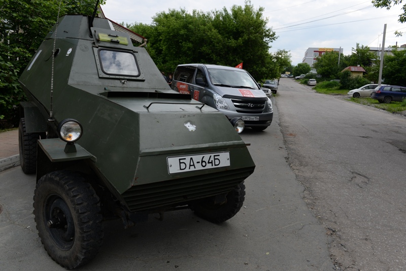 В Новосибирске стартовал автопробег КПРФ, посвященный 77-й годовщине начала Великой Отечественной войны