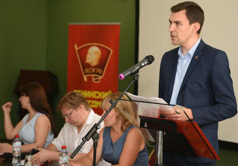 Информационная работа Ленинского комсомола. Доклад секретаря ЦК ЛКСМ РФ Евгения Дроздова
