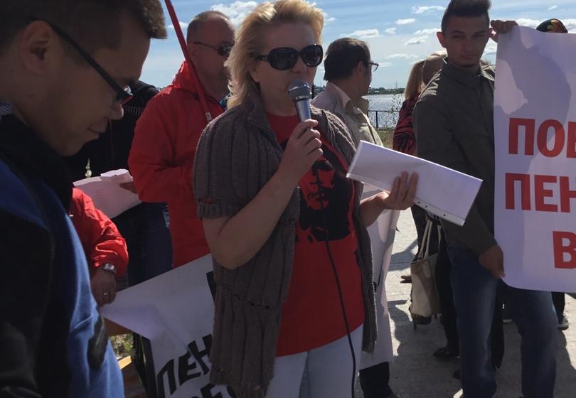 Ямало-Ненецкий автономный округ. В Салехарде состоялся митинг против повышения пенсионного возраста