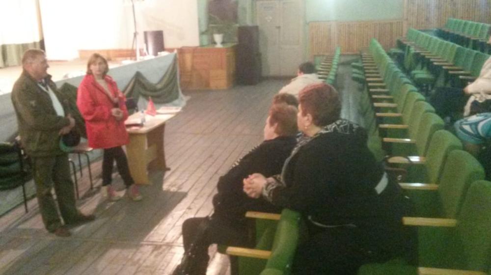 Кандидат в губернаторы Магаданской области В.В. Дорошевич провела встречи с жителями поселка Усть-Омчуг