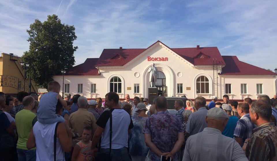 Тульская область. Жители Кимовска высказались против "пенсионной реформы"