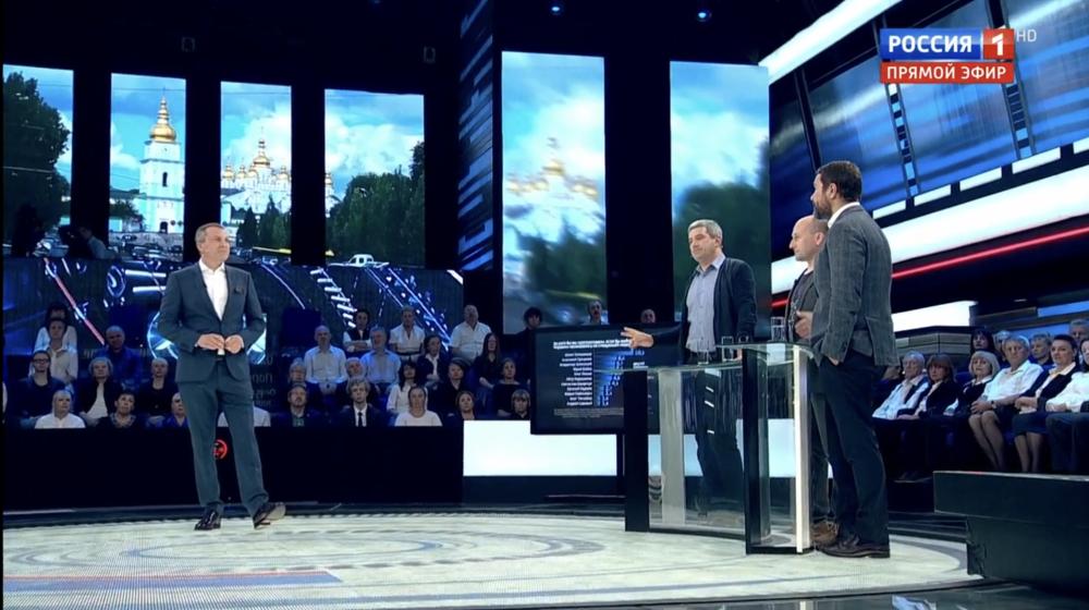 А.А. Ющенко принял участие в ток-шоу «60 минут» на телеканале «Россия-1»
