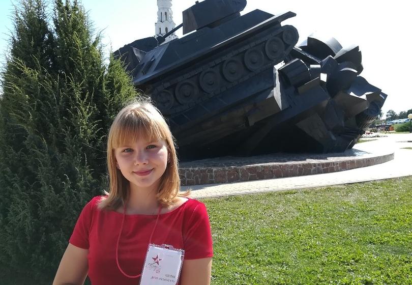 Пионерка из Подольска стала участником Всероссийского фестиваля солдатской песни «Поле Славы»