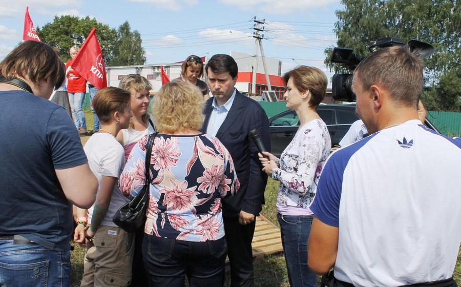 Олег Лебедев выступил на экологическом митинге во Владимирской области