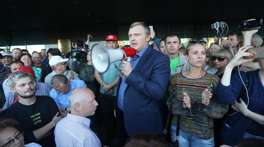 Жители Приморья протестуют против грязных выборов