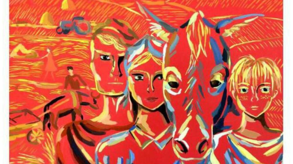 Тюменская область. При поддержке КПРФ открылась выставка детских рисунков, посвященных столетию ВЛКСМ