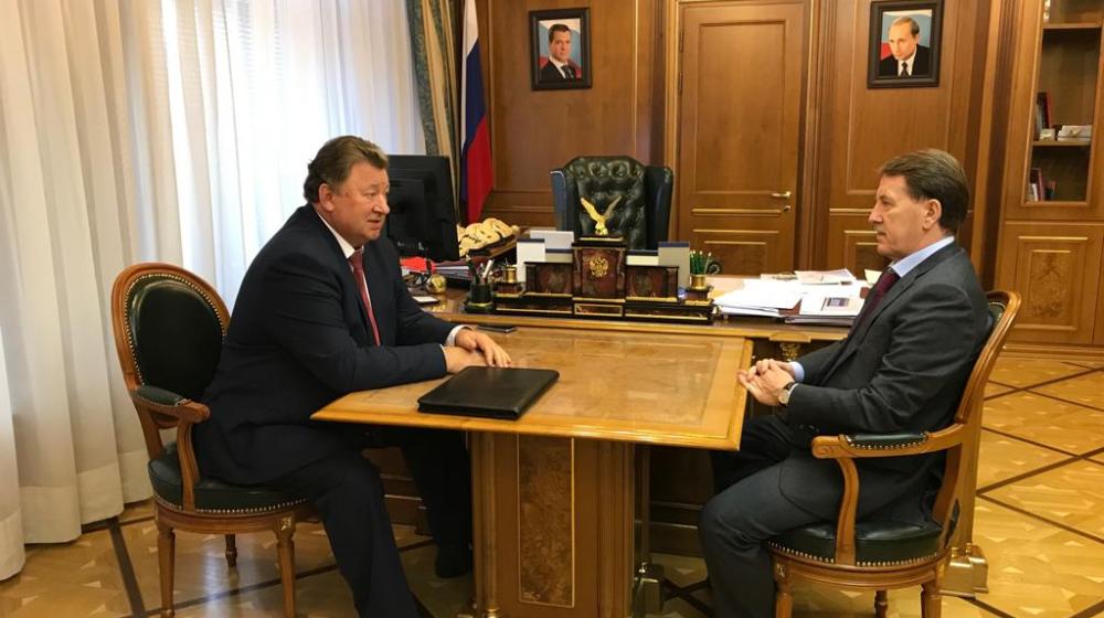 Состоялось рабочее совещание заместителя Председателя Правительства РФ А.В. Гордеева и Председателя Комитета Государственной Думы по аграрным вопросам В.И. Кашина
