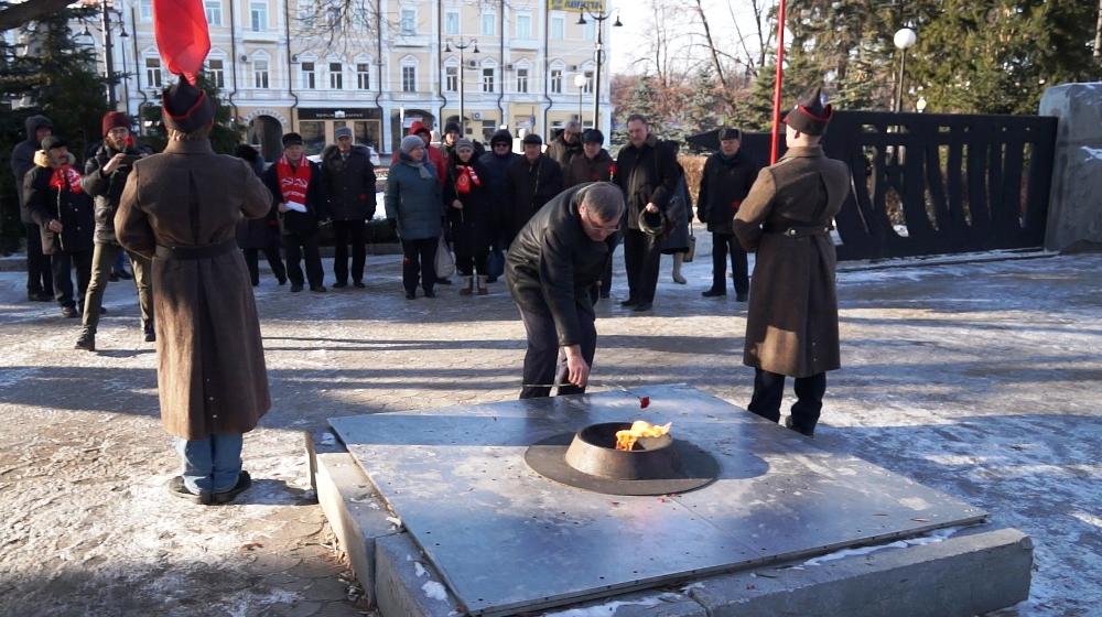Омские коммунисты празднуют День разгрома колчаковцев