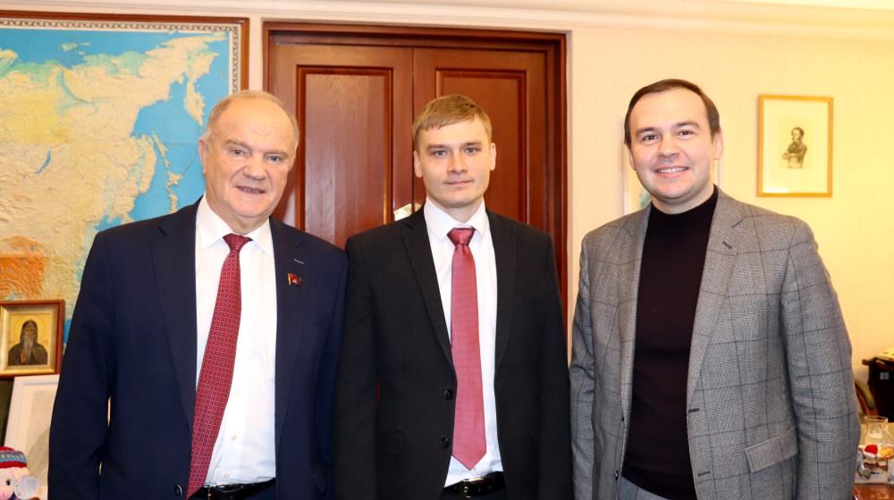 Г.А. Зюганов встретился с Главой Республики Хакасия В.О. Коноваловым