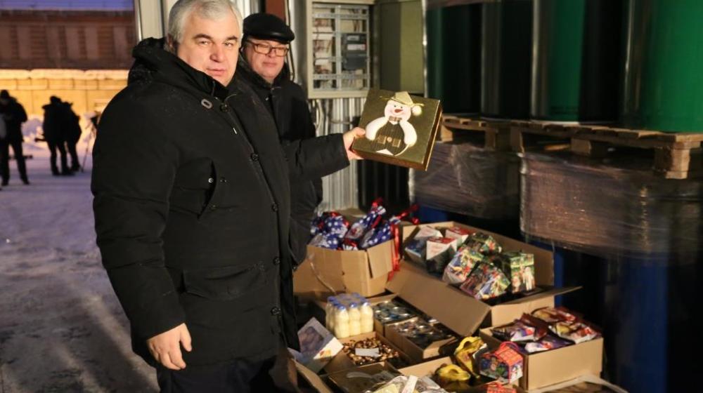 Казбек Тайсаев: «Гуманитарный конвой от коммунистов республиканских отделений КПРФ регионов Северного Кавказа и Ставропольского края присоединился к основному 76-му конвою КПРФ»