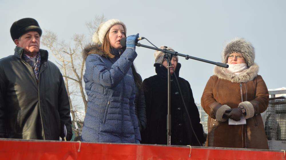Алтайский край. Барнаульские коммунисты провели митинг  против социально-экономической политики правительства