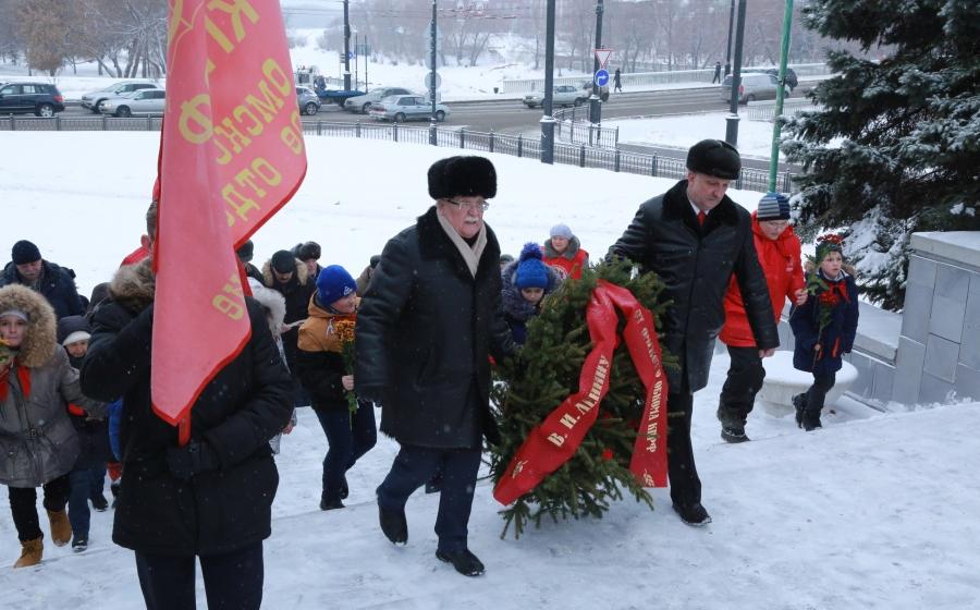 День памяти Ленина в Омске