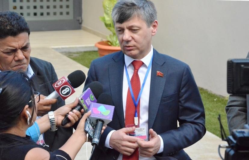 Дмитрий Новиков представил КПРФ на Форуме мира и солидарности с Никарагуа