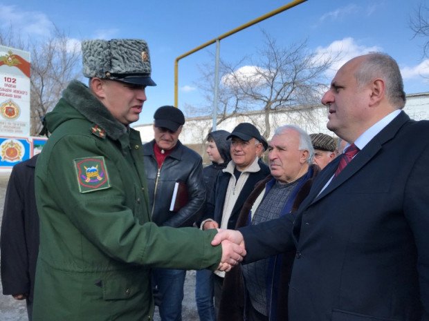 В Армении прошла акция в поддержку российского военного присутствия