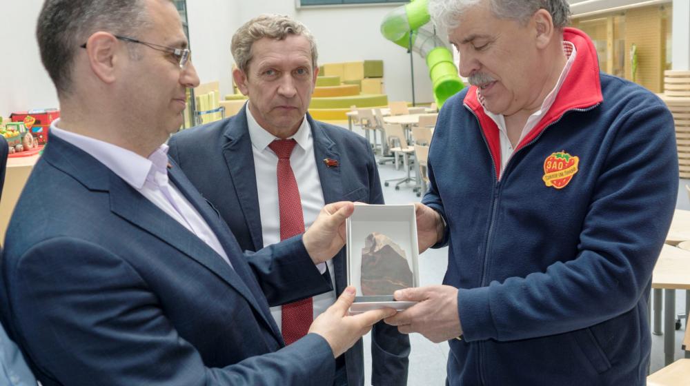 Павел Грудинин встречал оренбуржцев