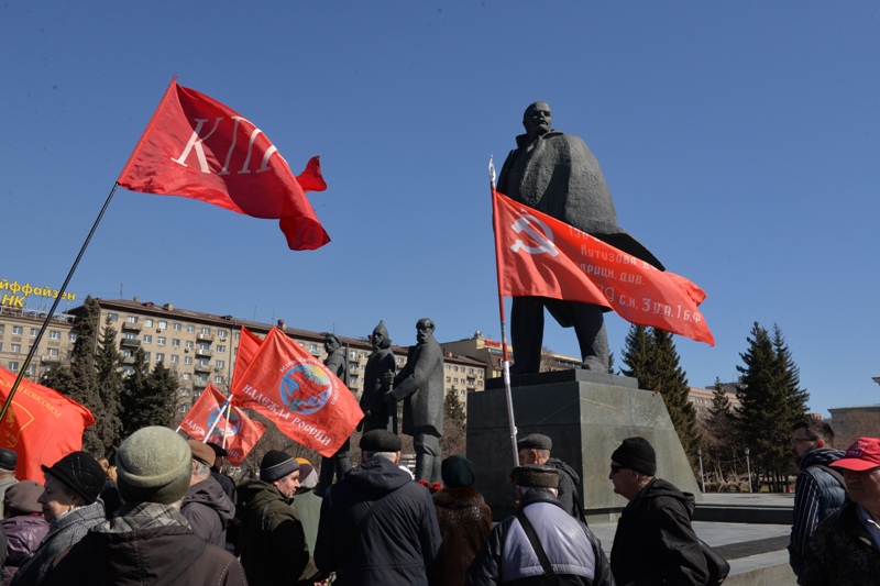 Новосибирские коммунисты отметили годовщину со Дня рождения Вождя Революции