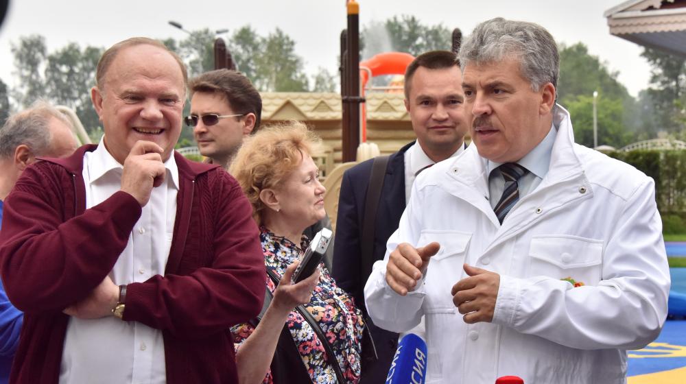 Г.А. Зюганов: Грудинина можно назначать премьер-министром. У него НЕТ денег в офшорах и зарубежных счетов