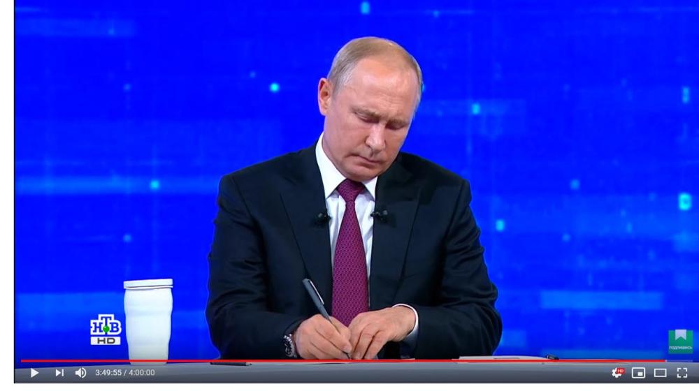Д.А. Парфенов: 6 тыс. лайков и 84 тыс. дизлайков Путина