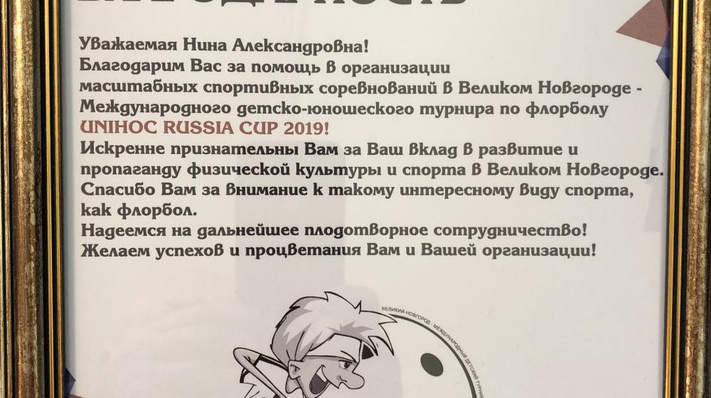 Великий Новгород. Награда за человечность. Спасибо за внимание, Нина Александровна! 