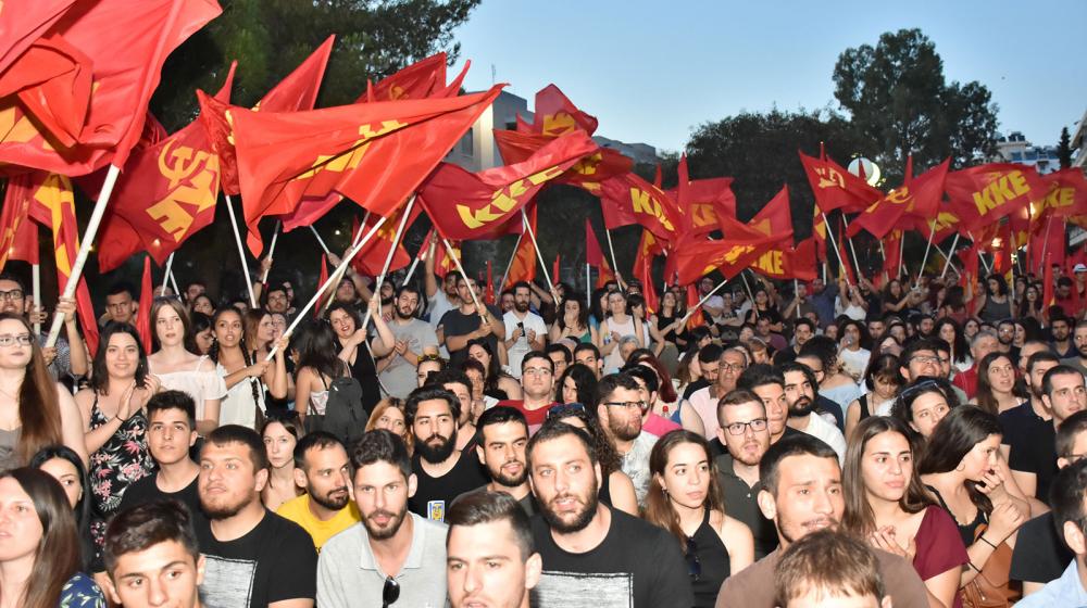 Греция. Молодёжь не склоняет голову, вместе с KПГ идет в наступление и на борьбу