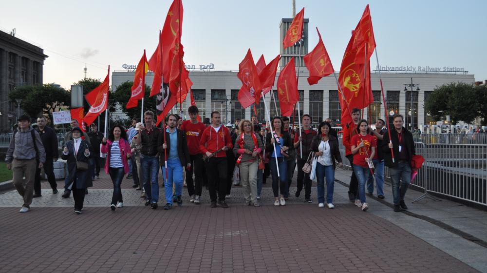 Петербургу нужны честные выборы! В городе Ленина прошел митинг КПРФ