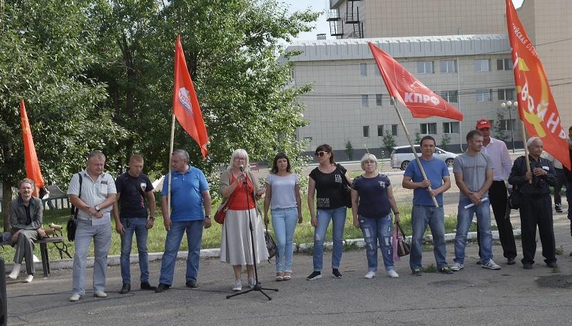 Забайкальский край. «Требуем честных выборов не на словах, а на деле!»