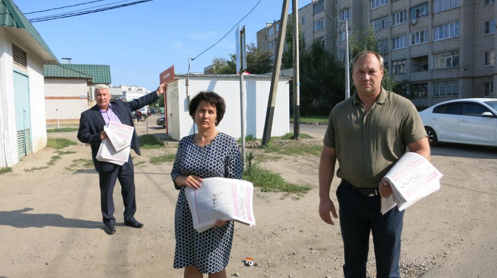 Тамбовская область. Красный десант в поселке Строитель
