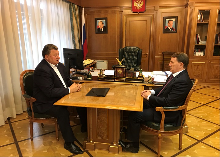 Владимир Кашин и зампредседателя российского Правительства Алексей Гордеев провели рабочую встречу 