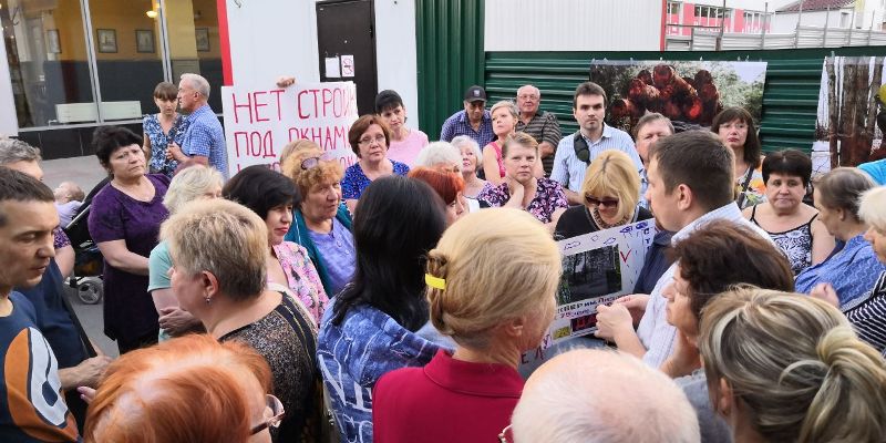 Воронеж. Лизюкова, 50 (а): жители и здравый смысл победили