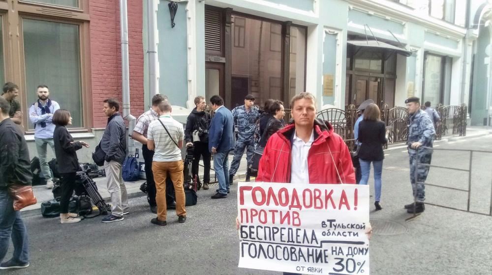 В Тульской области выборы  начинаются с полного беспредела