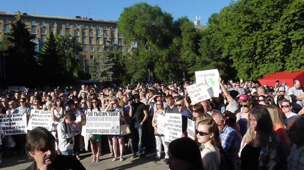 Жители Саратовской области требуют прекратить строительство "завода смерти" в Горном