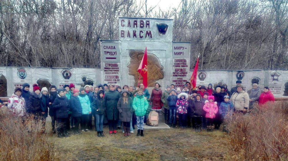 Алтайский край. Комсомольцы и пионеры совершили экскурсию по места крупнейшего сражения Гражданской войны