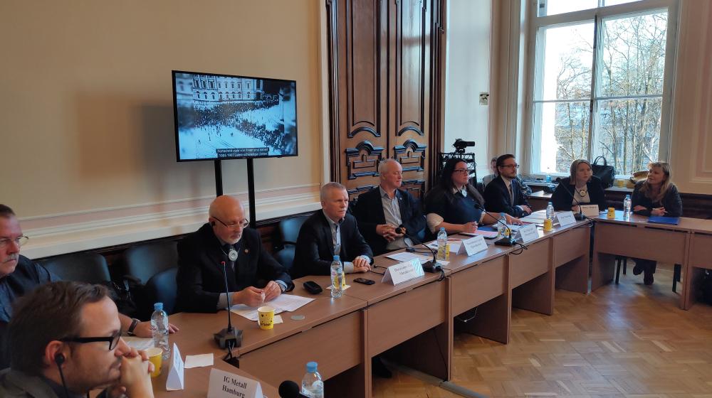 Санкт-Петербург. С.М. Пантелеев принял участие во встрече с представителями немецких профсоюзов