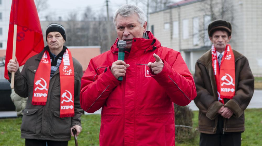В городе Волгореченск Костромской области прошла акция в защиту врачей