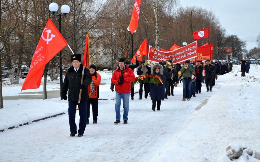 Да здравствует Великий Октябрь! Демонстрация и митинг в Вологде