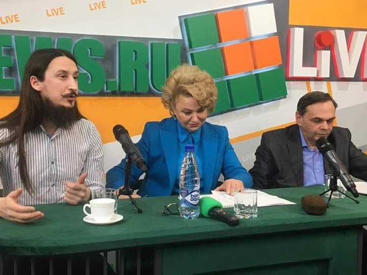 В Великом Новгороде прошла пресс-конференция Н. А. Останиной