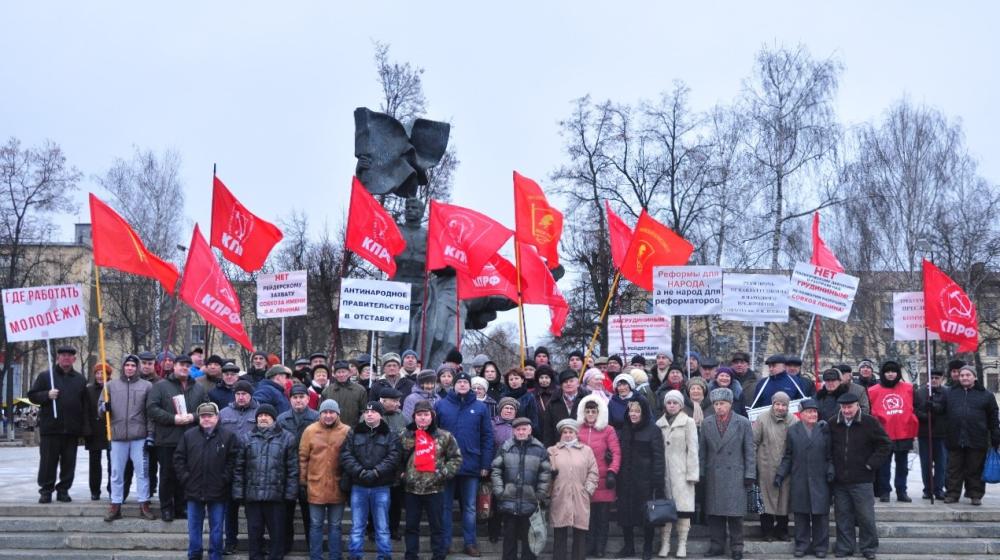 Акции протеста в Орловской области 