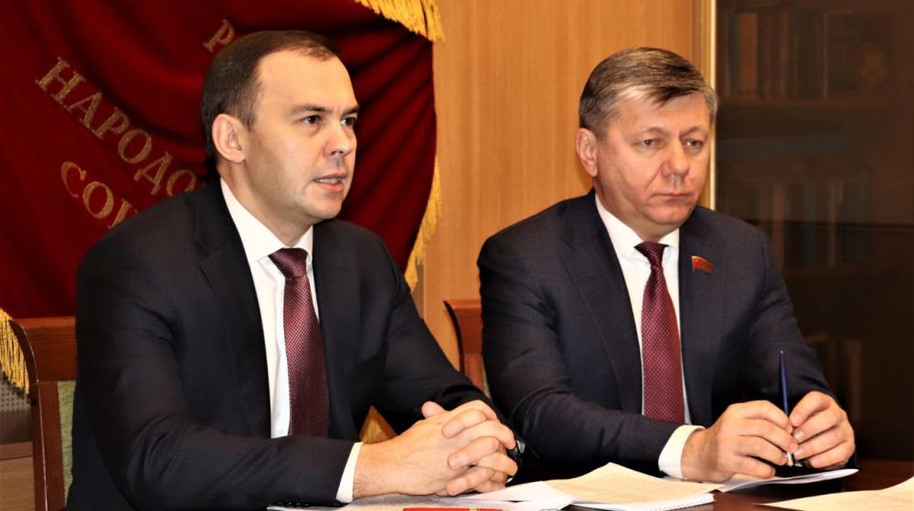 Юрий Афонин и Дмитрий Новиков провели видеоконференцию с региональными отделениями Сибири, Урала и Поволжья