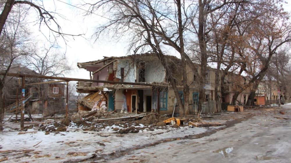 Саратов. О.Н. Алимова встретилась с жителями трущоб 