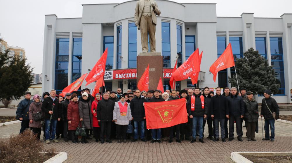 В Краснодарском крае в День памяти В.И. Ленина прошли торжественные мероприятия 