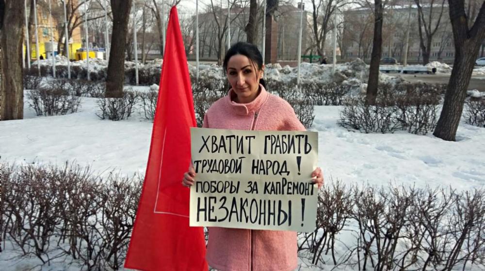 Самарские коммунисты провели серию одиночных пикетов