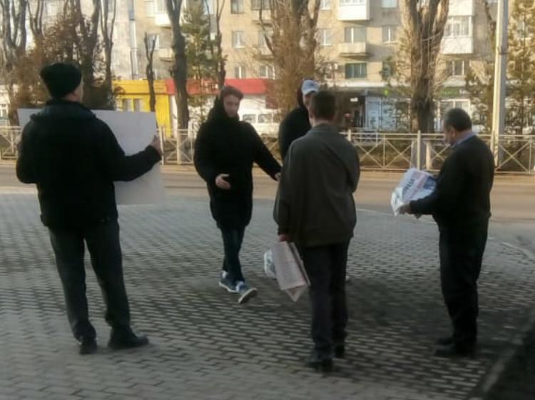 В Тульской области прошли пикеты  в рамках всероссийской акции протеста КПРФ