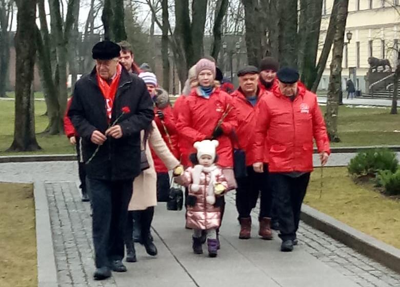 В  Великом Новгороде почтили память И.В. Сталина
