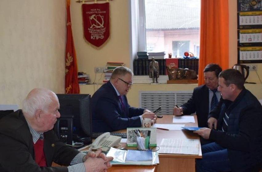Московская область. Депутат-коммунист Александр Наумов провёл приём граждан в Кашире