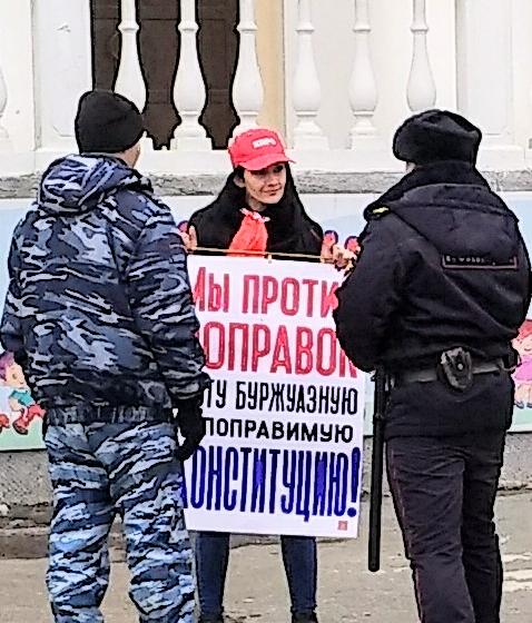 Эстафетные пикеты в Кургане