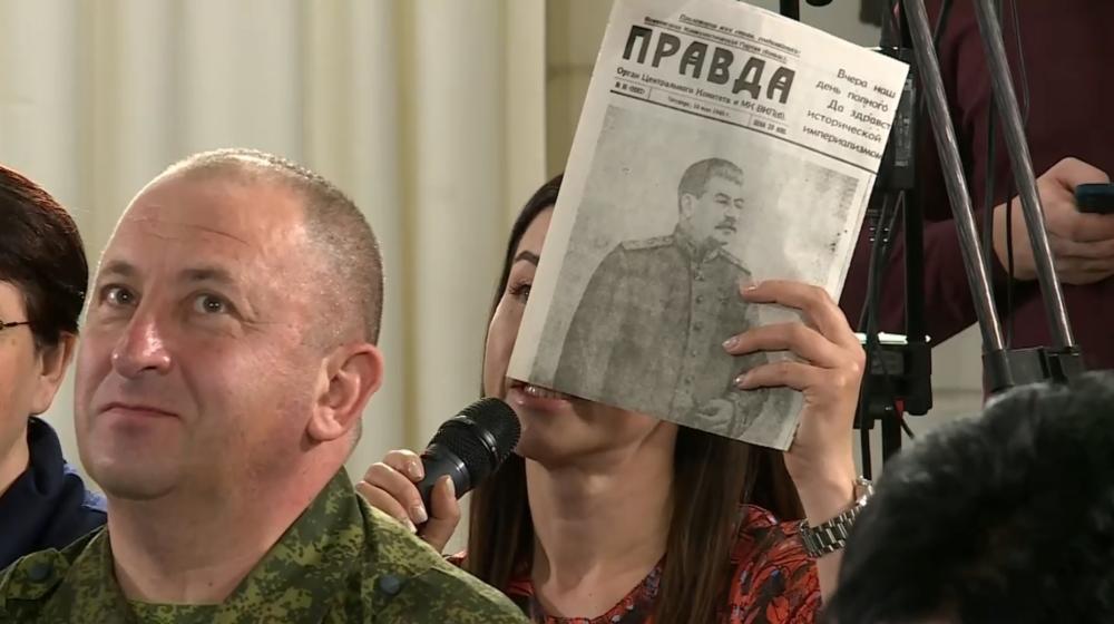 Юрий Афонин: Президенту предложили издать для всей страны номер газеты «Правда» с портретом Сталина