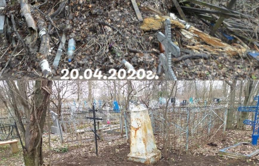 Кировская область. Яранские коммунисты организовали уборку могилы воина-освободителя