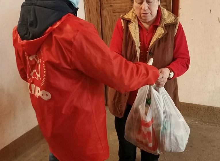 Московская область. Подмосковные коммунисты продолжают помогать незащищенным слоям населения, находящимся в самоизоляции