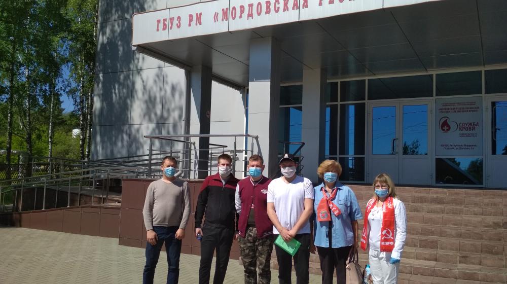 Комсомольцы Мордовии дали старт акции "Сдай кровь - подари жизнь"