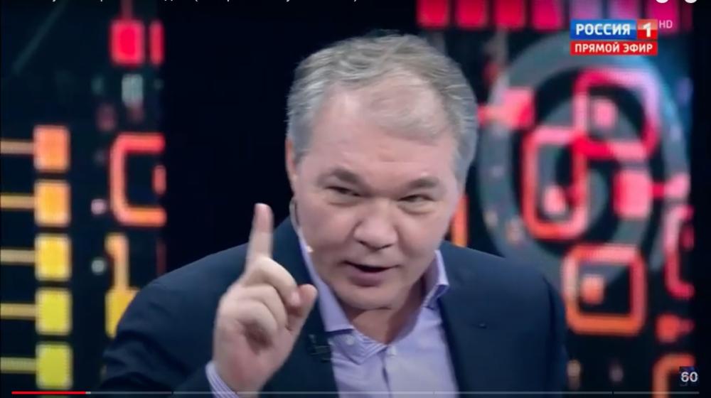 Леонид Калашников в программе "60 минут" на телеканале Россия 1